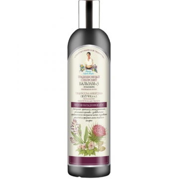 Balsam siberian impotriva caderii parului cu propolis de brusture, 550ml, Bunica Agafia