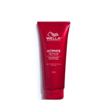 Balsam tratament cu AHA & Omega 9 pentru par deteriorat Ultimate Repair, Wella Professionals (Gramaj: 200 ml)