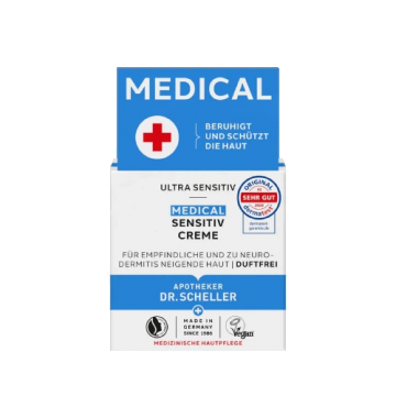 Crema calmanta si hidratanta pentru pielea sensibila predispusa la dermatita, 50ml, Dr. Scheller