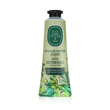 Crema de maini si de corp cu ulei natural de masline Ayvalik Olive Blossom, 50ml, Eyüp Sabri Tuncer