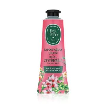 Crema de maini si de corp cu ulei natural de masline Japanese Cherry Blossom, 50ml, Eyüp Sabri Tuncer