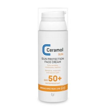 Crema pentru protectie solara cu SPF50 Ceramol, 50 ml