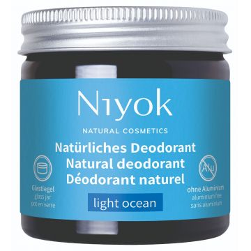 Deodorant crema 100% natural cu aroma de Light Ocean, 40ml, Niyok