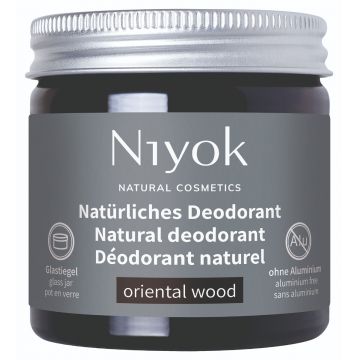 Deodorant crema 100% natural cu aroma de Oriental Wood, 40ml, Niyok