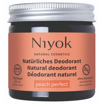 Deodorant crema 100% natural cu aroma de Peach, 40ml, Niyok