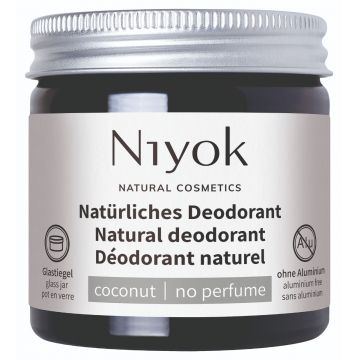 Deodorant crema 100% natural fara parfum, 40ml, Niyok