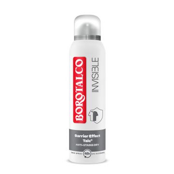 Deodorant Spray Borotalco Invisible Dry (Concentratie: Deo Spray, Gramaj: 200 ml) Deodorant Spray Borotalco Invisible Dry (Concentratie: Deo Spray, Gramaj: 200 ml)