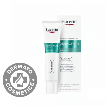 Fluid matifiant pentru fata, DermoPure, 40ml, Eucerin Fluid matifiant pentru fata, DermoPure, 40ml, Eucerin