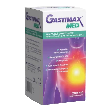 Gastimax Med suspensie orala, 200ml, Fiterman