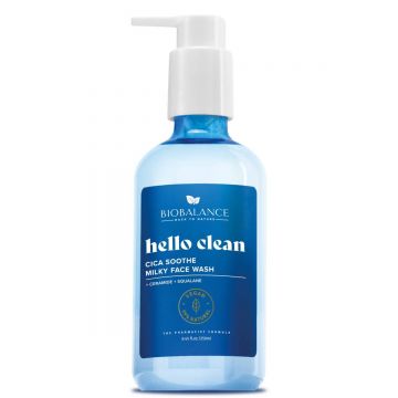 Gel de curatare cremos cu Ceramide + Squalane Hello Clean Cica Soothe, 250ml, Bio Balance
