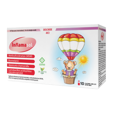Inflamasol solutie orala, 10 flacoane, Dr.Phyto