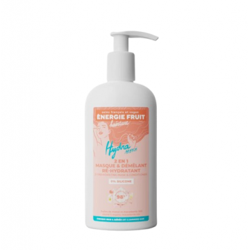 Masca balsam hidratanta 2 in 1 pentru par uscat cu Monoi si Uleiuri organice de Macadamia, 300ml, Energie Fruit