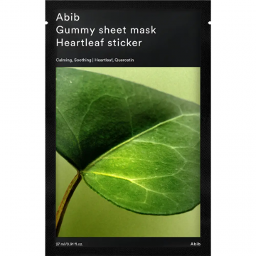 Masca de fata tip servetel calmanta Heartleaf Sticker, 27ml, Abib