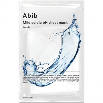 Masca de fata tip servetel hidratanta cu pH usor acid Aqua Fit, 30ml, Abib