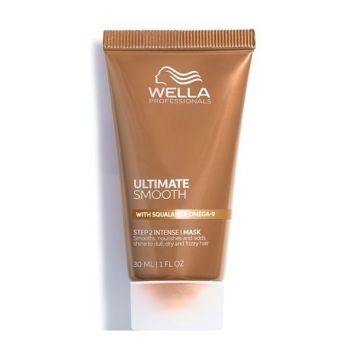Masca hidratanta pentru par uscat si lipsit de stralucire cu Squalane & Omega 9 Ultimate Smooth, Wella Professionals (Gramaj: 30 ml)