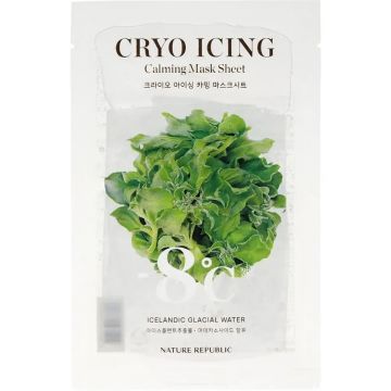 Masca pentru fata tip servetel Cryo Icing, 27ml, Nature Replublic