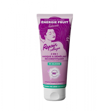 Masca si balsam 2 in 1 pentru par foarte deteriorat cu Vitamina B si Colagen vegetal, 200ml, Energie Fruit