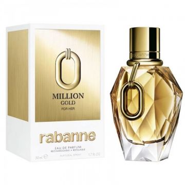 Paco Rabanne Million Gold, Apa de Parfum, Femei (Gramaj: 50 ml) Paco Rabanne Million Gold, Apa de Parfum, Femei (Gramaj: 50 ml)