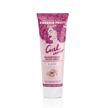 Sampon nutritiv pentru par cret cu unt de cacao organic si pudra de cacao, 250ml, Energie Fruit