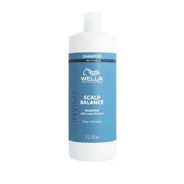 Sampon pentru curatare profunda pentru scalp si par Invigo Scalp Balance, Wella Professionals (Gramaj: 1000 ml)