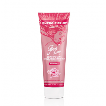 Sampon stralucire si protectie culoare cu Otet organic Zmeura si Flori de cires, 250ml, Energie Fruit