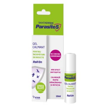 Santaderm parasites roll on gel impotriva intepaturilor de insecte 10ml