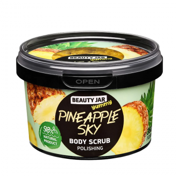 Scrub exfoliant pentru corp Pineapple Sky, 360g, Beauty Jar