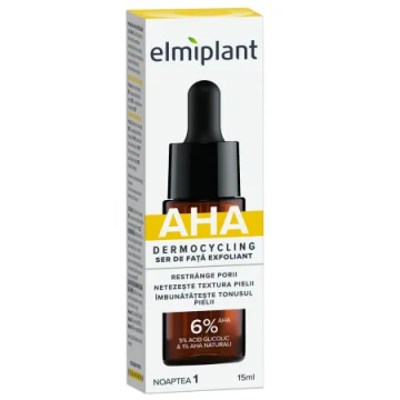 Ser de fata exfoliant Dermocycling, 15ml, Elmiplant