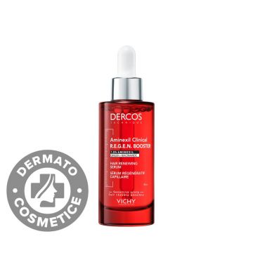 Serum capilar cu efect de regenerare Aminexil Clinical R.E.G.E.N Booster Dercos, 90ml, Vichy