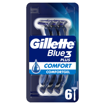 Set aparate de ras de unica folosinta Blue3 Comfort, 6 bucati, Gillette