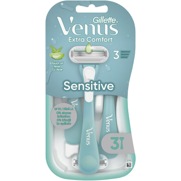 Set aparate de ras de unica folosinta Venus Sensitive, 3 bucati, Gillette