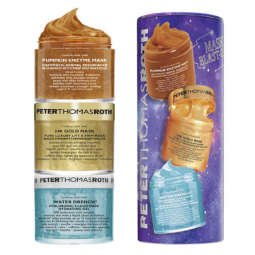 Set Masca de fata Pumpkin + Masca de fata Water Drench + Masca de fata 24K Gold, 3 x 50ml, Peter Thomas Roth