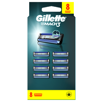 Set rezerve aparat de ras Mach3, 8 bucati, Gillette