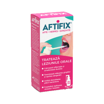 Spray oral Aftifix, 20ml, Fiterman Spray oral Aftifix, 20ml, Fiterman