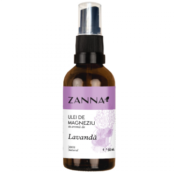 Ulei de magneziu cu aroma de lavanda, 50ml, Zanna
