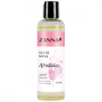 Ulei de masaj Afrodisiac, 200ml, Zanna