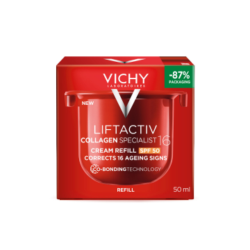 Vichy Liftactiv Collagen Specialist 16 crema antirid de zi cu SPF 50, rezerva 50ml
