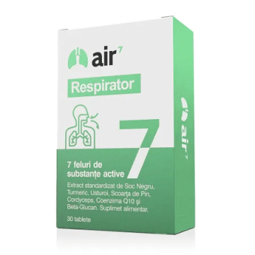 Air 7 respirator X 30 tb Green Splid