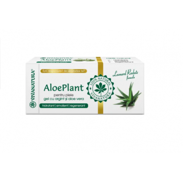 Aloe Plant Gel pentru piele cu argint si aloe vera 20 ml