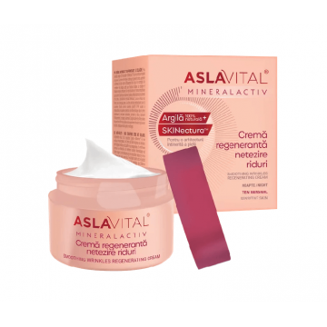 Aslavital Mineralactiv crema regeneranta netezire riduri cu argila si skinectura 50 ml