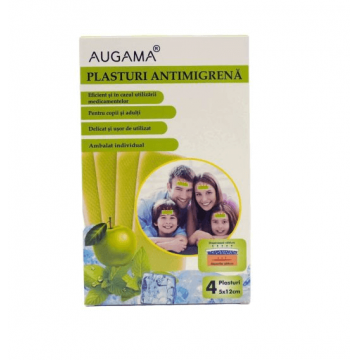 Augama Plasturi antimigrena 5 x 12 cm 4 bucati