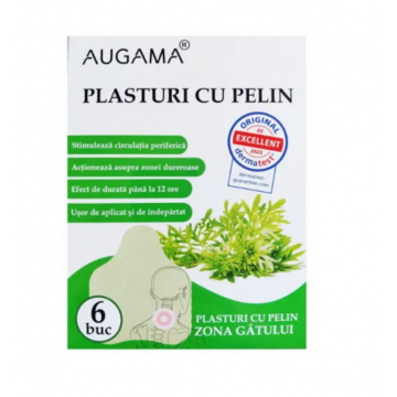Augama Plasturi cu pelin pentru zona gatului 6 bucati
