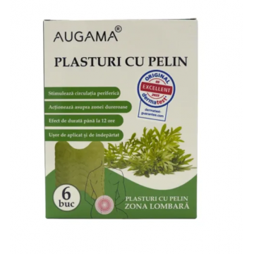Augama Plasturi cu pelin pentru zona lombara 6 bucati