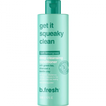 Balsam pentru par gras cu ceai verde si carbune activ Get It Squeaky Clean, 335ml, B.fresh