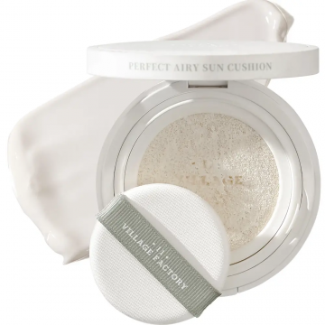 Crema de fata cu protectie solara SPF 50+ PA++++ Perfect Airy, 14g, Village 11 Factory
