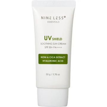Crema de fata SPF 50+ PA++++ Essentials, 50g, Nine Less