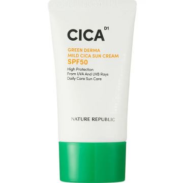 Crema de fata SPF50 Green Derma, 50ml, Nature Republic