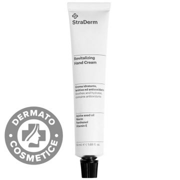 Crema hidratanta pentru maini cu textura usoara, 50ml, StraDerm Crema hidratanta pentru maini cu textura usoara, 50ml, StraDerm