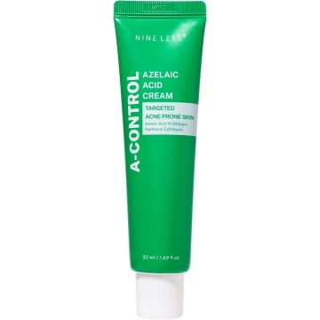 Crema pentru fata cu acid azelaic 10,000ppm A-Control, 50ml, Nine Less
