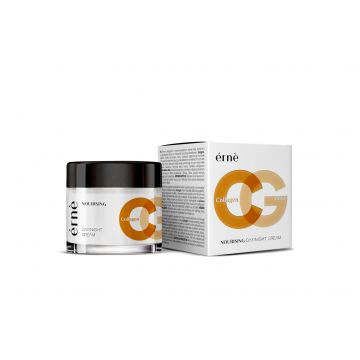 Crema zi/noapte tonifianta de fata cu Colagen si particule de aur 24K, 50g, Erne